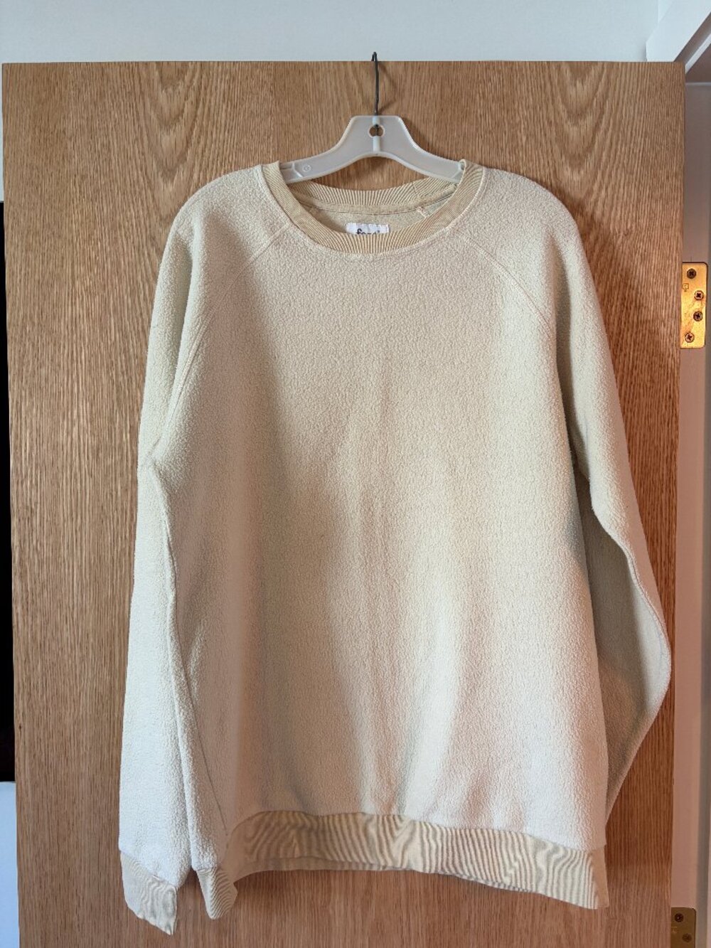 Feat BlanketBlend Crewneck Sweatshirt - Oatmeal Cream Beige - Ultra Soft & Cozy